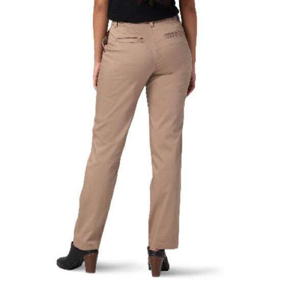 Women’s Lee Comfort Waist Mid-Rise Woven Straight Leg Pants Size 20 M - Picture 3 of 4